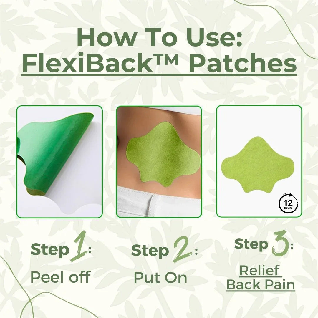 FlexiBack™️ – Natural Back Pain Patches