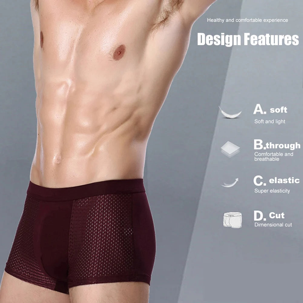 BoxHero™ Bamboo Fibre Boxer Shorts - For All -Day Comfort